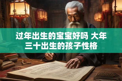 过年出生的宝宝好吗 大年三十出生的孩子性格