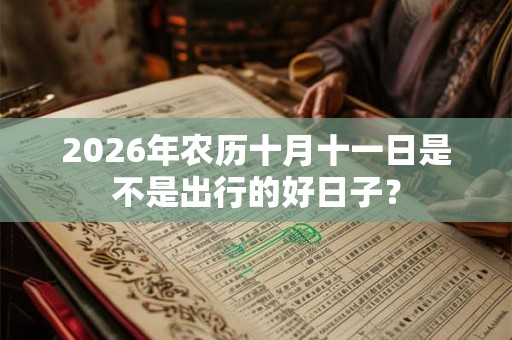 2026年农历十月十一日是不是出行的好日子？