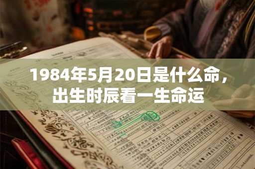 1984年5月20日是什么命,出生时辰看一生命运 1984年5月20日是什么命,出生时辰看一生命运