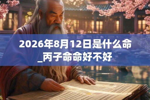 2026年8月12日是什么命_丙子命命好不好 2026年8月12日是什么命_丙子命命好不好
