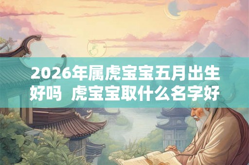 2026年属虎宝宝五月出生好吗  虎宝宝取什么名字好