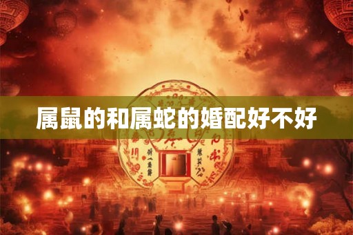 属鼠的和属蛇的婚配好不好