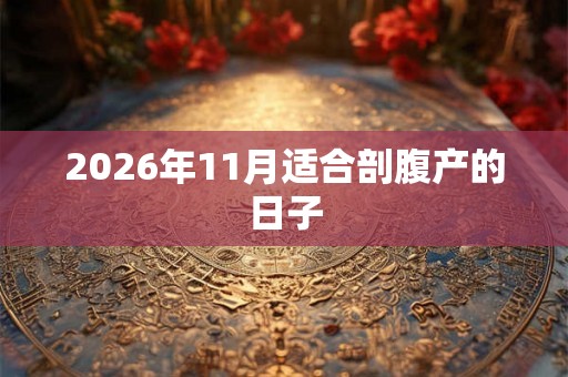 2026年11月适合剖腹产的日子