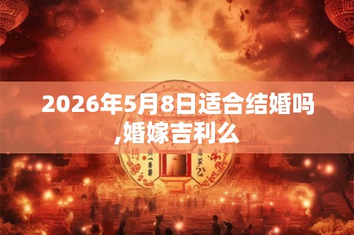 2026年5月8日适合结婚吗,婚嫁吉利么