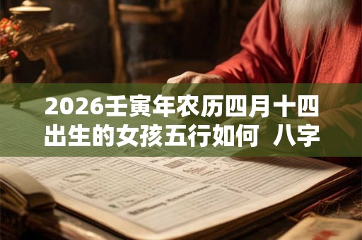 2026壬寅年农历四月十四出生的女孩五行如何 八字高分起名 2026壬寅年农历四月十四出生的女孩五行如何 八字高分起名