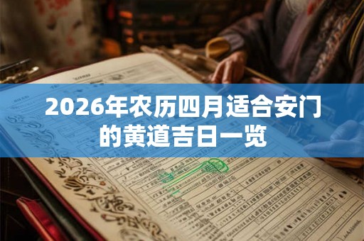 2026年农历四月适合安门的黄道吉日一览