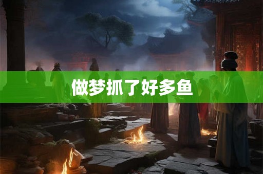 做梦抓了好多鱼