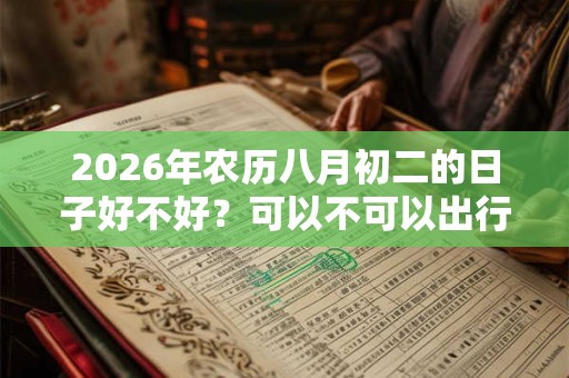 2026年农历八月初二的日子好不好？可以不可以出行？
