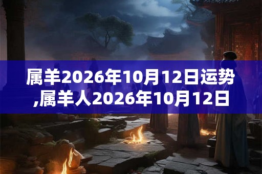 属羊2026年10月12日运势,属羊人2026年10月12日财运,生肖羊2026年10月12日运势