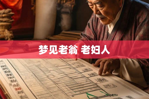 梦见老翁 老妇人