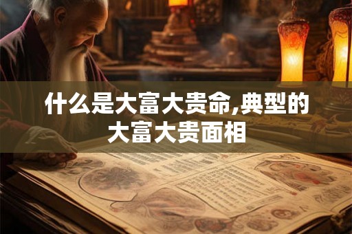 什么是大富大贵命,典型的大富大贵面相