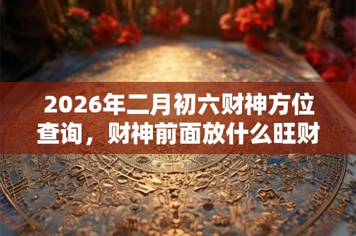 2026年二月初六财神方位查询，财神前面放什么旺财？