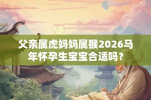 父亲属虎妈妈属猴2026马年怀孕生宝宝合适吗? 父亲属虎妈妈属猴2026马年怀孕生宝宝合适吗?