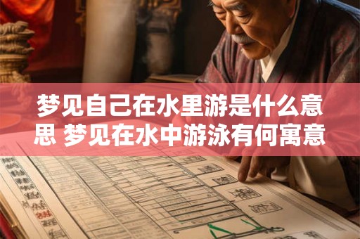 梦见自己在水里游是什么意思 梦见在水中游泳有何寓意