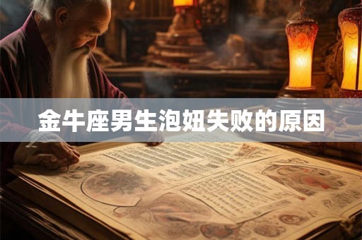 金牛座男生泡妞失败的原因