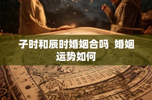 子时和辰时婚姻合吗  婚姻运势如何
