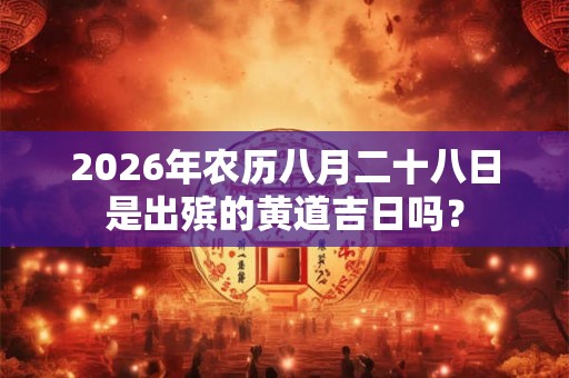 2026年农历八月二十八日是出殡的黄道吉日吗？