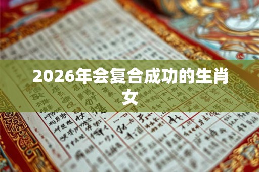 2026年会复合成功的生肖女
