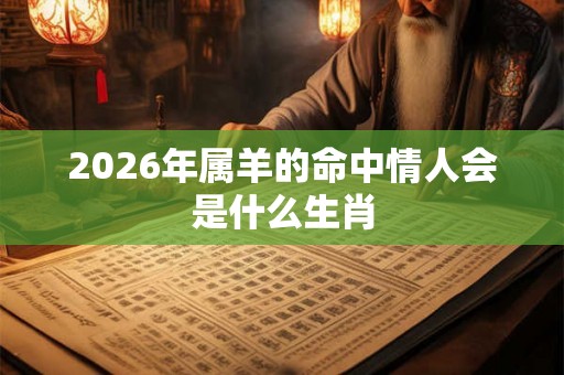 2026年属羊的命中情人会是什么生肖
