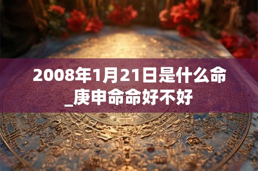 2008年1月21日是什么命_庚申命命好不好 2008年1月21日是什么命_庚申命命好不好
