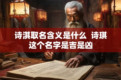 诗淇取名含义是什么 诗琪这个名字是吉是凶 诗淇取名含义是什么 诗琪这个名字是吉是凶