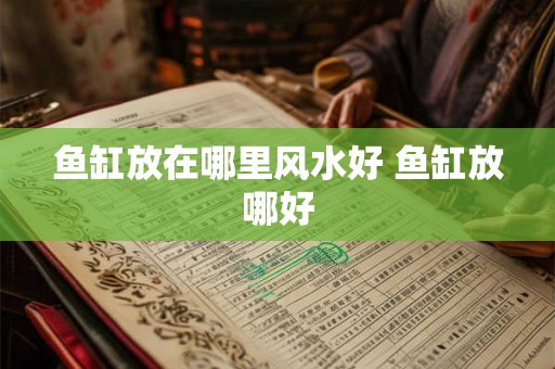 鱼缸放在哪里风水好 鱼缸放哪好 鱼缸放在哪里风水好 鱼缸放哪好