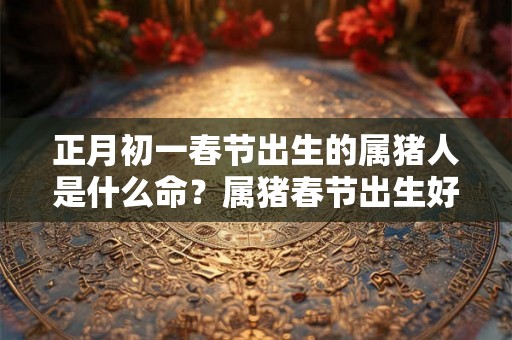 正月初一春节出生的属猪人是什么命？属猪春节出生好不好？