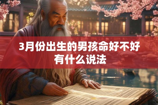 3月份出生的男孩命好不好 有什么说法