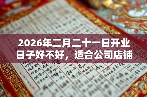 2026年二月二十一日开业日子好不好，适合公司店铺开张吗？