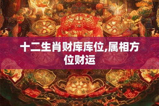 十二生肖财库库位,属相方位财运 十二生肖财库库位,属相方位财运