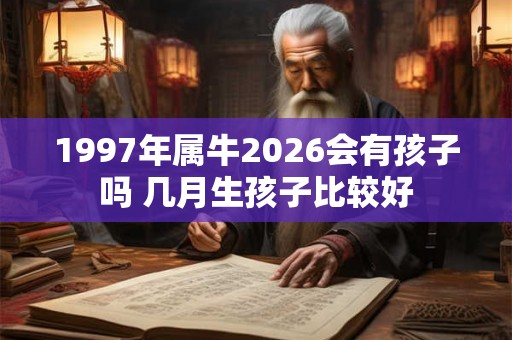 1997年属牛2026会有孩子吗 几月生孩子比较好