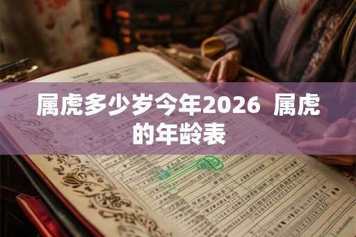 属虎多少岁今年2026  属虎的年龄表