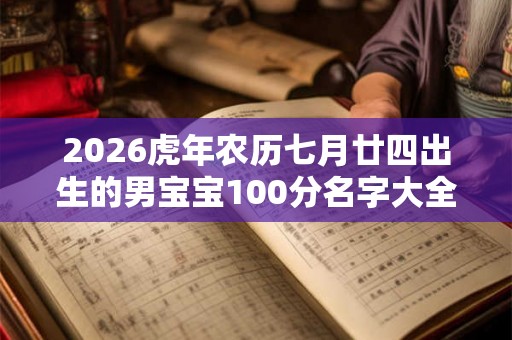 2026虎年农历七月廿四出生的男宝宝100分名字大全