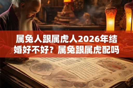 属兔人跟属虎人2026年结婚好不好?属兔跟属虎配吗? 属兔人跟属虎人2026年结婚好不好?属兔跟属虎配吗?