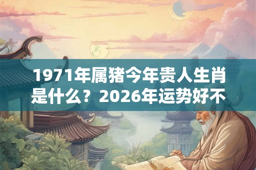 1971年属猪今年贵人生肖是什么?2026年运势好不好? 1971年属猪今年贵人生肖是什么?2026年运势好不好?