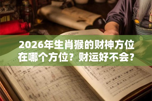 2026年生肖猴的财神方位在哪个方位?财运好不会? 2026年生肖猴的财神方位在哪个方位?财运好不会?