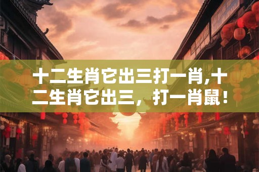 十二生肖它出三打一肖,十二生肖它出三，打一肖鼠！
