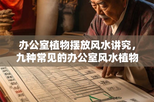办公室植物摆放风水讲究，九种常见的办公室风水植物
