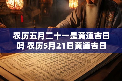农历五月二十一是黄道吉日吗 农历5月21日黄道吉日