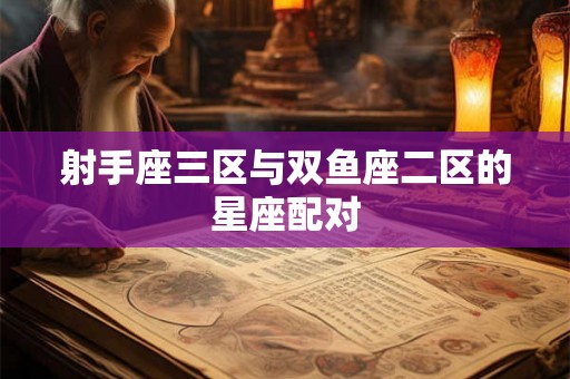 射手座三区与双鱼座二区的星座配对