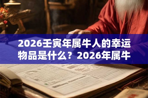 2026壬寅年属牛人的幸运物品是什么？2026年属牛人犯太岁吗？