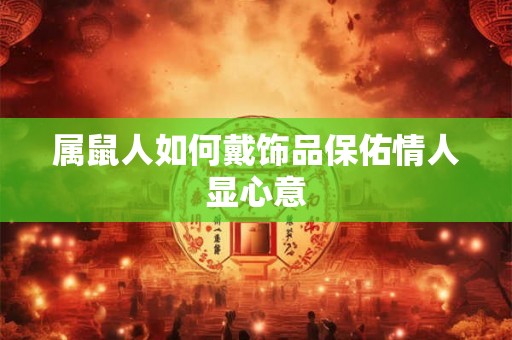 属鼠人如何戴饰品保佑情人显心意