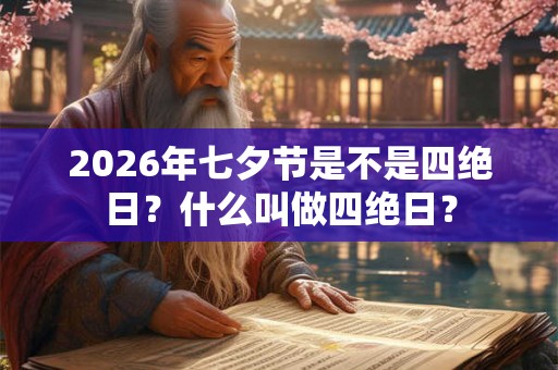 2026年七夕节是不是四绝日？什么叫做四绝日？
