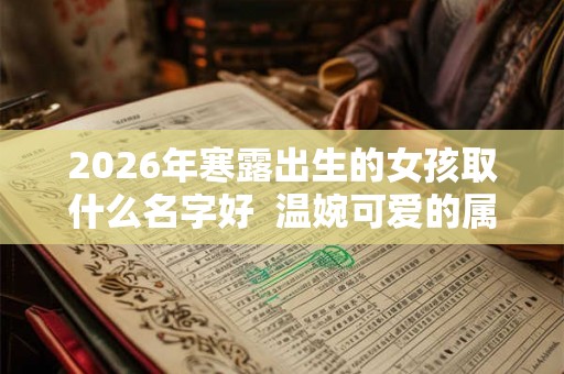 2026年寒露出生的女孩取什么名字好  温婉可爱的属牛女宝宝名字