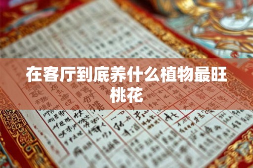 在客厅到底养什么植物最旺桃花