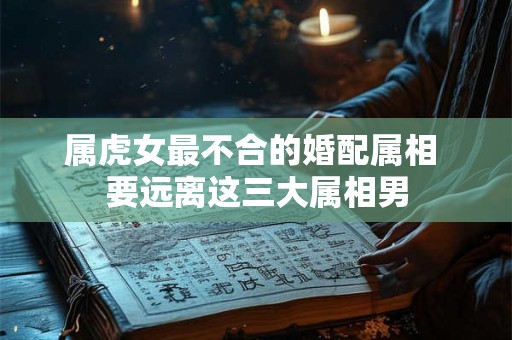 属虎女最不合的婚配属相 要远离这三大属相男