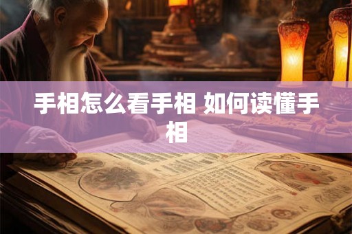 手相怎么看手相 如何读懂手相