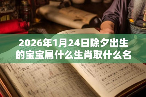 2026年1月24日除夕出生的宝宝属什么生肖取什么名字好？