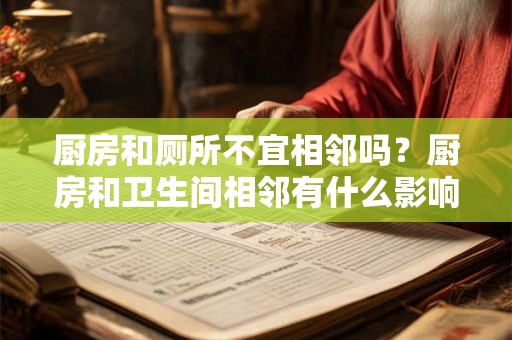 厨房和厕所不宜相邻吗？厨房和卫生间相邻有什么影响？
