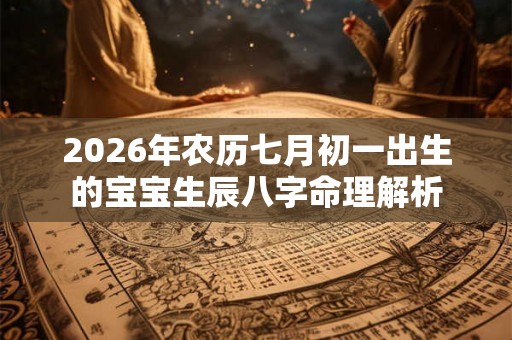 2026年农历七月初一出生的宝宝生辰八字命理解析